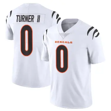 ＃0 Youth DJ Turner II White Limited Cincinnati Bengals Vapor Untouchable Jersey