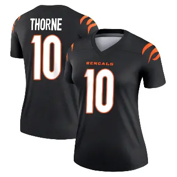 ＃10 Women's Payton Thorne Black Legend Cincinnati Bengals Jersey