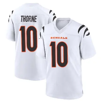 ＃10 Youth Payton Thorne White Game Cincinnati Bengals Jersey
