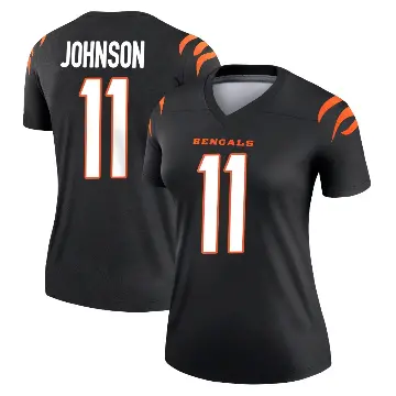 ＃11 Women's Josh Johnson Black Legend Cincinnati Bengals Jersey