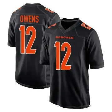 ＃12 Men's Rashod Owens Black Game Cincinnati Bengals Fashion Jersey
