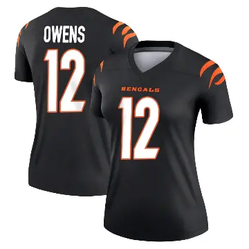 ＃12 Women's Rashod Owens Black Legend Cincinnati Bengals Jersey