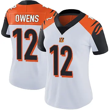 ＃12 Women's Rashod Owens White Limited Cincinnati Bengals Vapor Untouchable Jersey