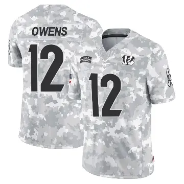 ＃12 Youth Rashod Owens Arctic Camo Limited Cincinnati Bengals 2024 Salute to Service Jersey