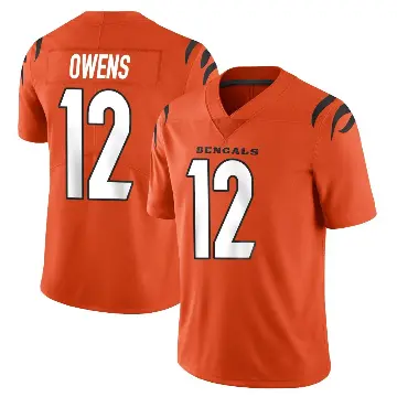 ＃12 Youth Rashod Owens Orange Limited Cincinnati Bengals Vapor Untouchable Jersey