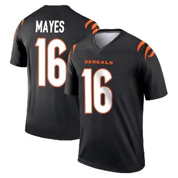 ＃16 Men's Jamoi Mayes Black Legend Cincinnati Bengals Jersey