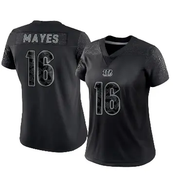 ＃16 Women's Jamoi Mayes Black Limited Cincinnati Bengals Reflective Jersey