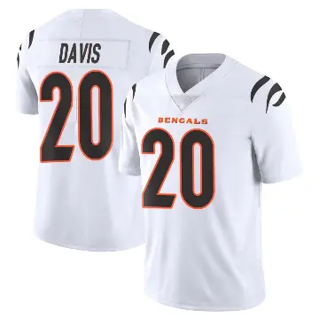 ＃20 Youth Tacario Davis White Limited Cincinnati Bengals Vapor Untouchable Jersey