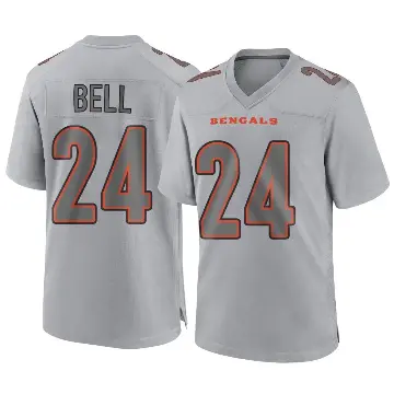 ＃24 Men's Vonn Bell Gray Game Cincinnati Bengals Atmosphere Fashion Jersey