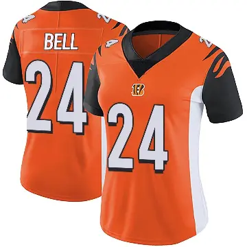 ＃24 Women's Vonn Bell Orange Limited Cincinnati Bengals Vapor Untouchable Jersey