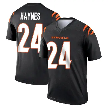 ＃24 Youth Jamal Haynes Black Legend Cincinnati Bengals Jersey