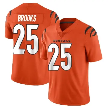＃25 Men's Tahj Brooks Orange Limited Cincinnati Bengals Vapor Untouchable Jersey