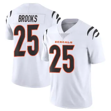 ＃25 Men's Tahj Brooks White Limited Cincinnati Bengals Vapor Untouchable Jersey