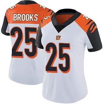 ＃25 Women's Tahj Brooks White Limited Cincinnati Bengals Vapor Untouchable Jersey