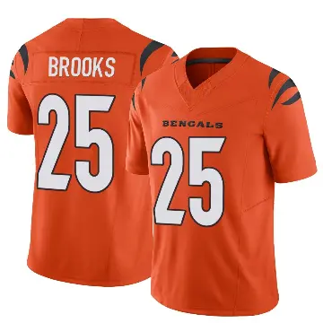 ＃25 Youth Tahj Brooks Orange Limited Cincinnati Bengals Vapor F.U.S.E. Jersey