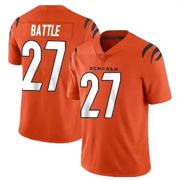 ＃27 Men's Jordan Battle Orange Limited Cincinnati Bengals Vapor Untouchable Jersey