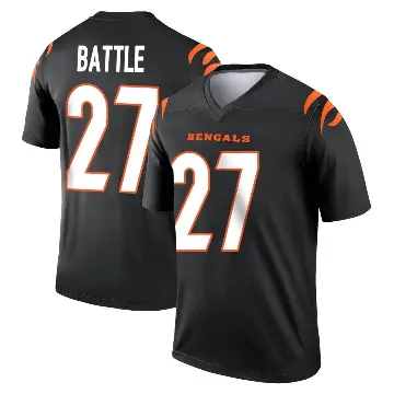 ＃27 Youth Jordan Battle Black Legend Cincinnati Bengals Jersey