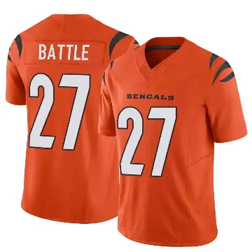 ＃27 Youth Jordan Battle Orange Limited Cincinnati Bengals Vapor F.U.S.E. Jersey