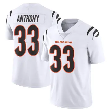 ＃33 Youth Daijahn Anthony White Limited Cincinnati Bengals Vapor Untouchable Jersey
