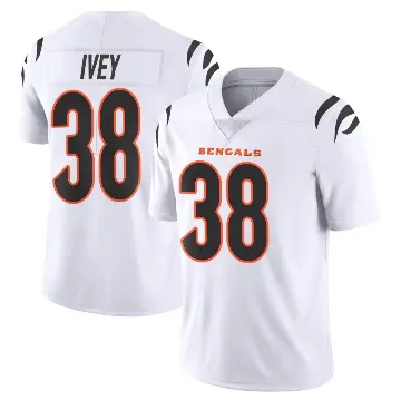 ＃38 Youth DJ Ivey White Limited Cincinnati Bengals Vapor Untouchable Jersey