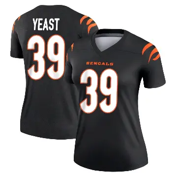 ＃39 Women's Russ Yeast Black Legend Cincinnati Bengals Jersey