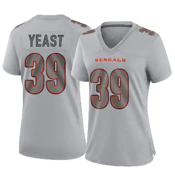＃39 Women's Russ Yeast Gray Game Cincinnati Bengals Atmosphere Fashion Jersey