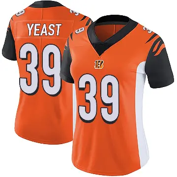 ＃39 Women's Russ Yeast Orange Limited Cincinnati Bengals Vapor Untouchable Jersey