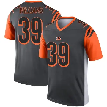 ＃39 Youth Jarveon Williams Legend Cincinnati Bengals Silver Jersey