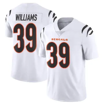 ＃39 Youth Jarveon Williams White Limited Cincinnati Bengals Vapor Untouchable Jersey