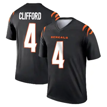 ＃4 Men's Sean Clifford Black Legend Cincinnati Bengals Jersey