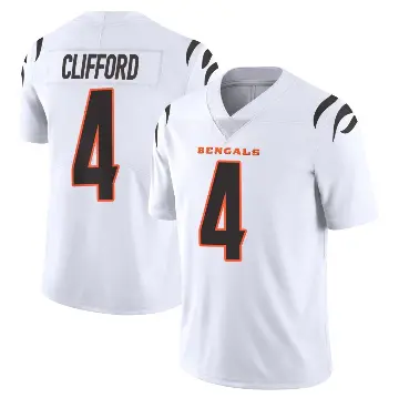 ＃4 Men's Sean Clifford White Limited Cincinnati Bengals Vapor Untouchable Jersey