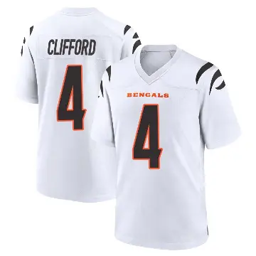 ＃4 Youth Sean Clifford White Game Cincinnati Bengals Jersey