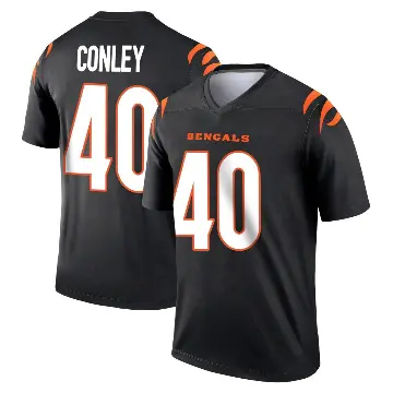 ＃40 Men's Quali Conley Black Legend Cincinnati Bengals Jersey