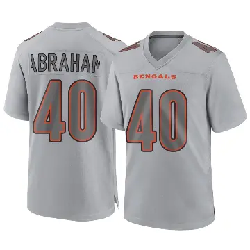＃40 Youth Micah Abraham Gray Game Cincinnati Bengals Atmosphere Fashion Jersey