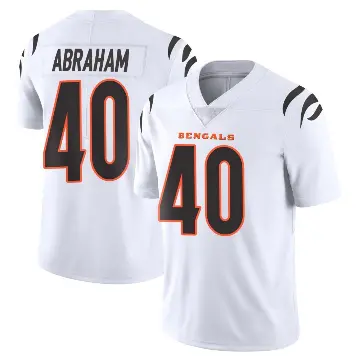 ＃40 Youth Micah Abraham White Limited Cincinnati Bengals Vapor Untouchable Jersey