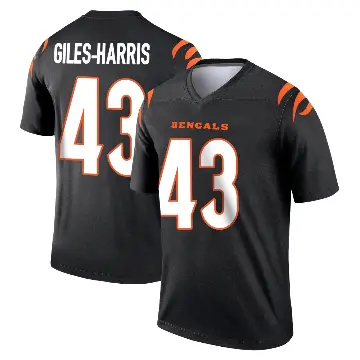 ＃43 Men's Joe Giles-Harris Black Legend Cincinnati Bengals Jersey