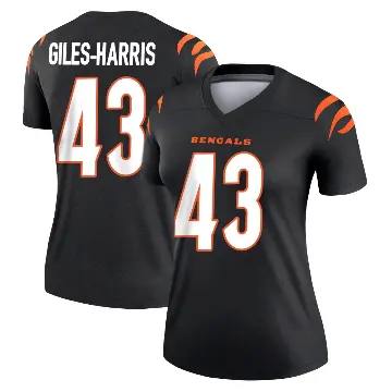 ＃43 Women's Joe Giles-Harris Black Legend Cincinnati Bengals Jersey