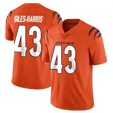 ＃43 Youth Joe Giles-Harris Orange Limited Cincinnati Bengals Vapor Untouchable Jersey