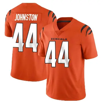 ＃44 Youth Clay Johnston Orange Limited Cincinnati Bengals Vapor Untouchable Jersey