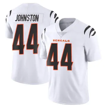 ＃44 Youth Clay Johnston White Limited Cincinnati Bengals Vapor Untouchable Jersey