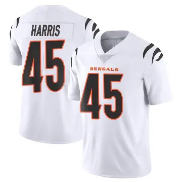 ＃45 Men's Darien Harris White Limited Cincinnati Bengals Vapor Untouchable Jersey