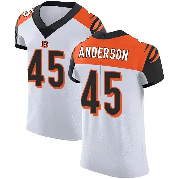 ＃45 Men's Liam Anderson White Elite Cincinnati Bengals Vapor Untouchable Jersey