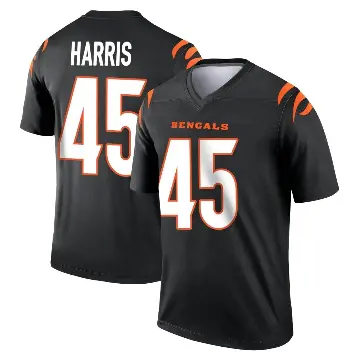 ＃45 Youth Darien Harris Black Legend Cincinnati Bengals Jersey