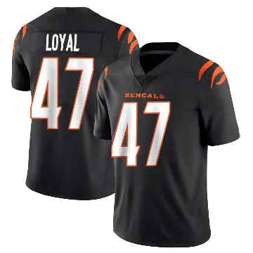 ＃47 Men's Shaquan Loyal Black Limited Cincinnati Bengals Team Color Vapor Untouchable Jersey