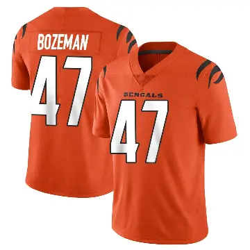 ＃47 Men's Swayze Bozeman Orange Limited Cincinnati Bengals Vapor Untouchable Jersey