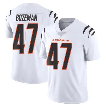 ＃47 Men's Swayze Bozeman White Limited Cincinnati Bengals Vapor Untouchable Jersey