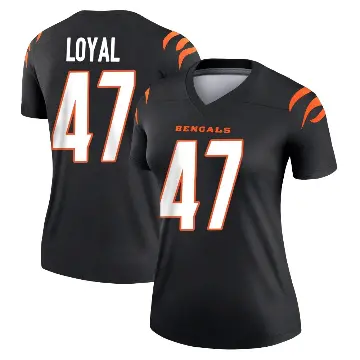 ＃47 Women's Shaquan Loyal Black Legend Cincinnati Bengals Jersey