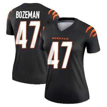 ＃47 Women's Swayze Bozeman Black Legend Cincinnati Bengals Jersey