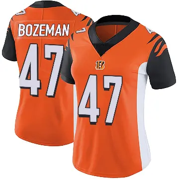 ＃47 Women's Swayze Bozeman Orange Limited Cincinnati Bengals Vapor Untouchable Jersey