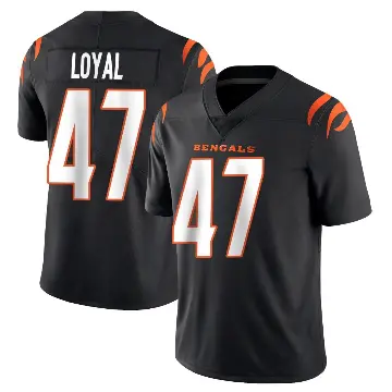 ＃47 Youth Shaquan Loyal Black Limited Cincinnati Bengals Team Color Vapor Untouchable Jersey